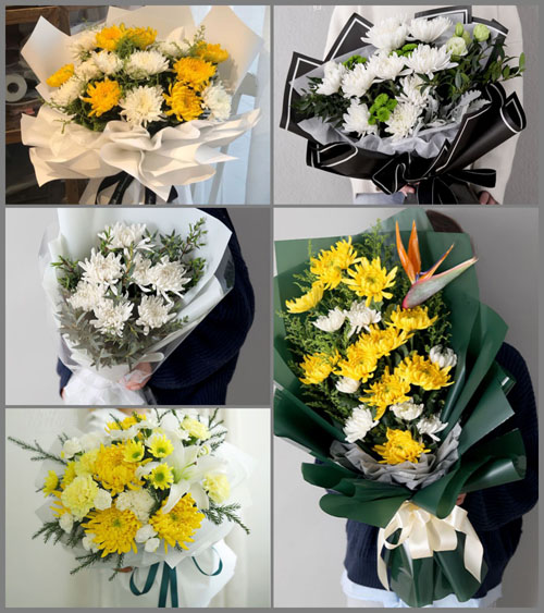 山西忻州原平市崞阳镇上吉村白事花束代送